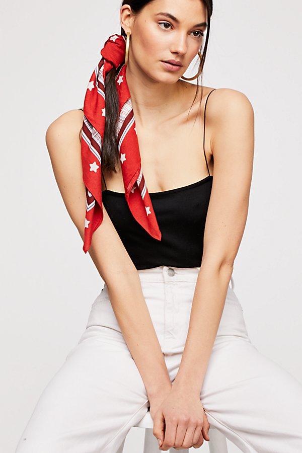 American Dream Print Bandana By Free People